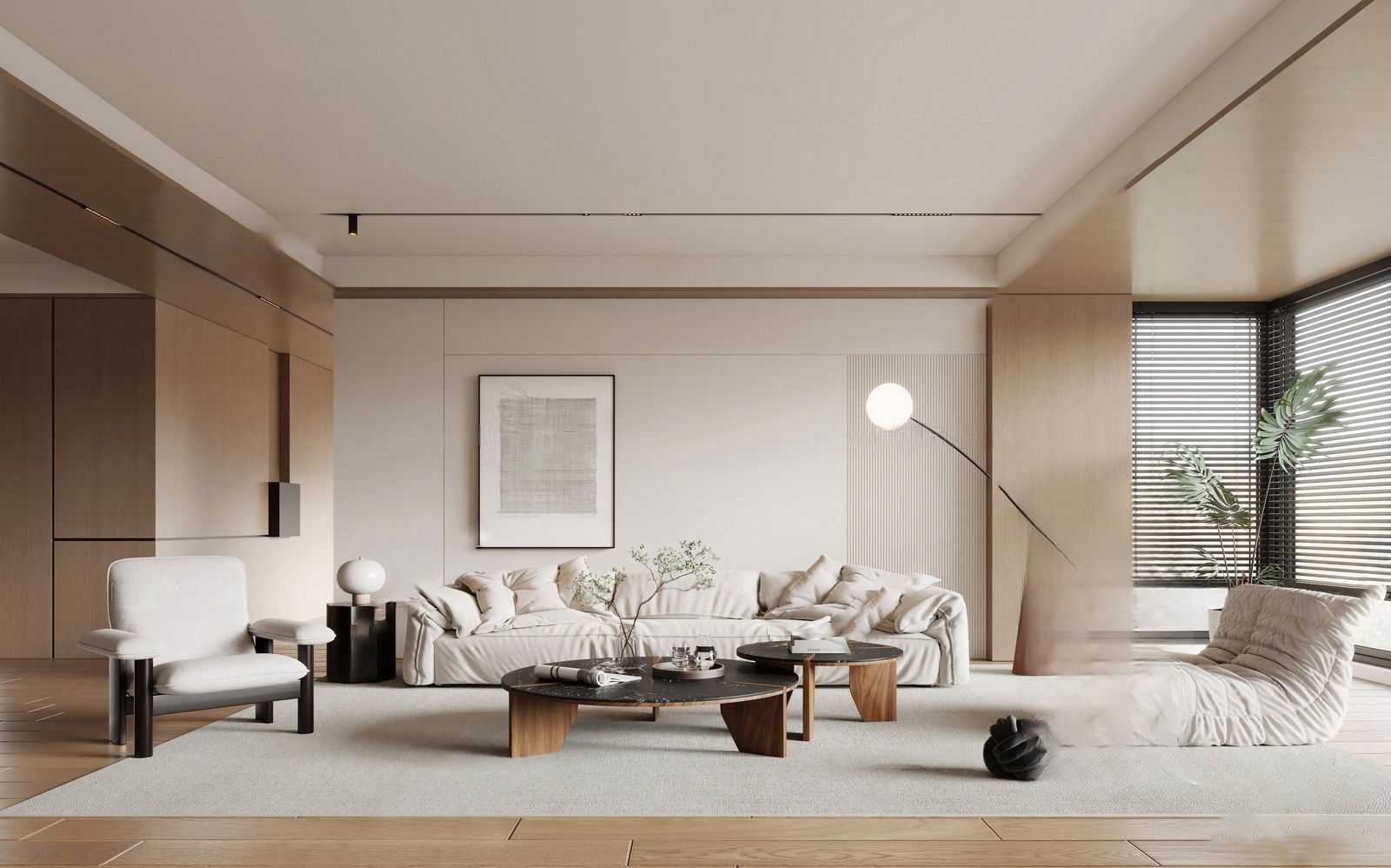 客厅su模型165464132-极光素材网