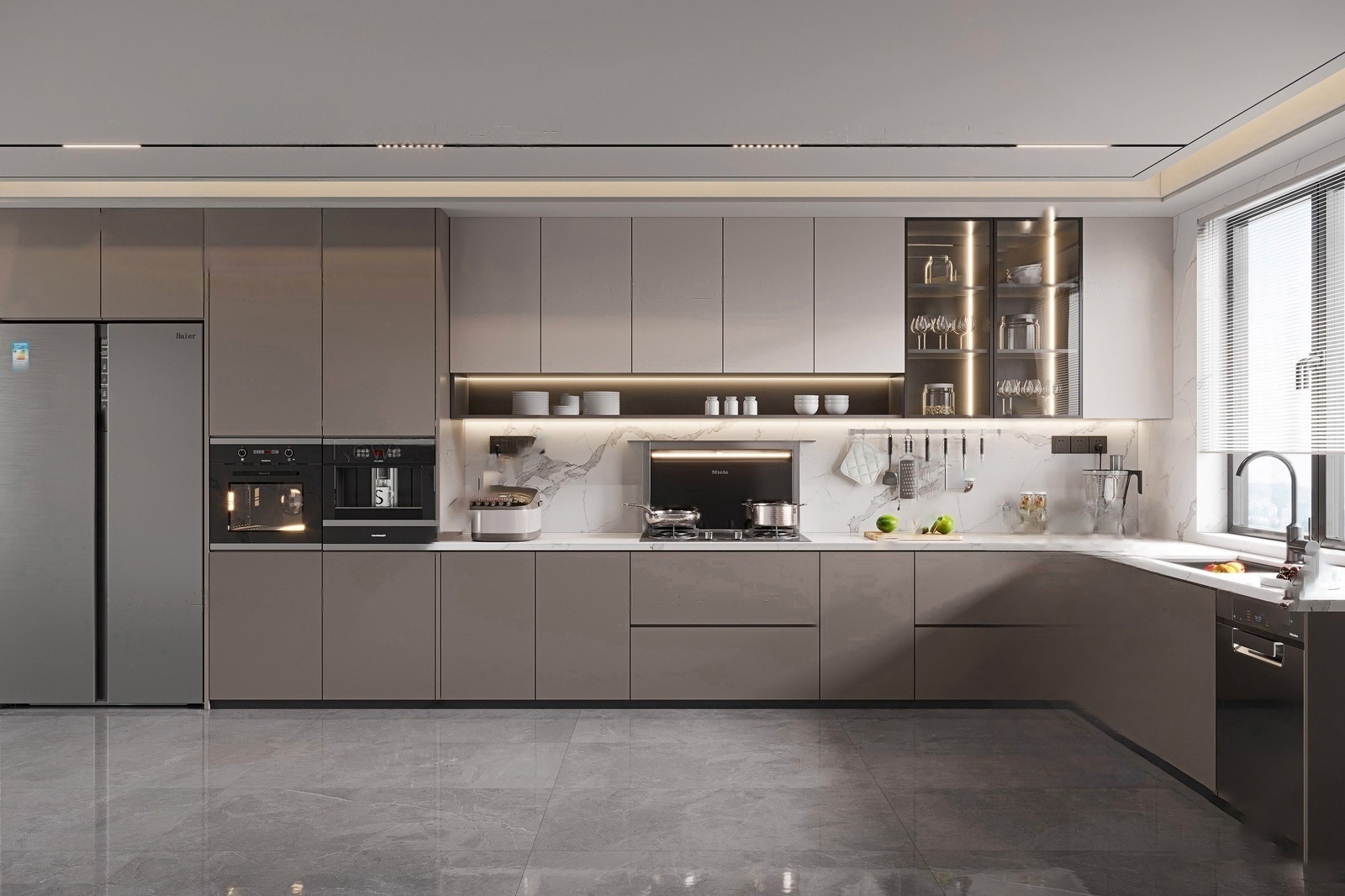 厨房su模型46546465-极光素材网