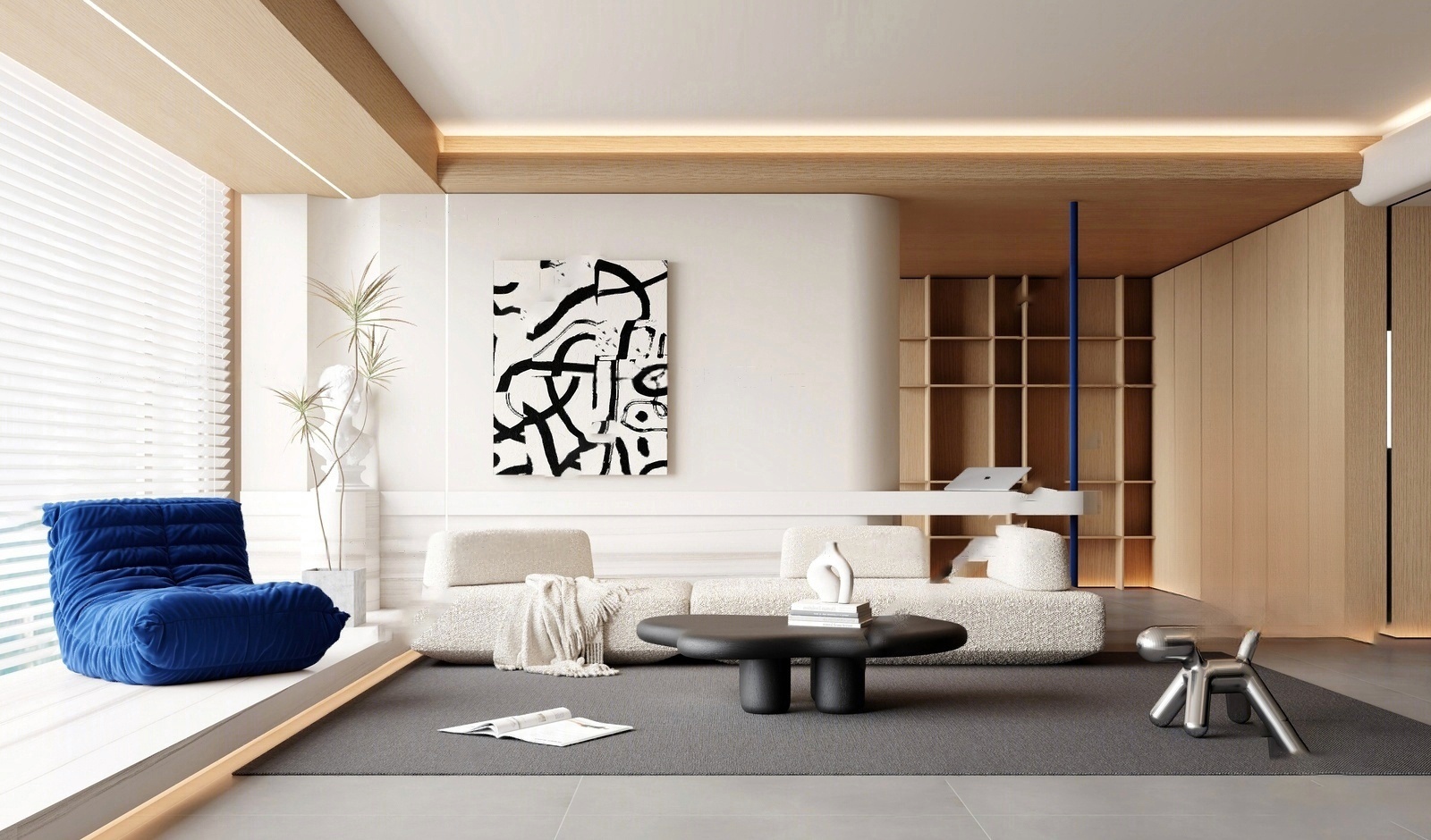 客厅su模型324666878-极光素材网