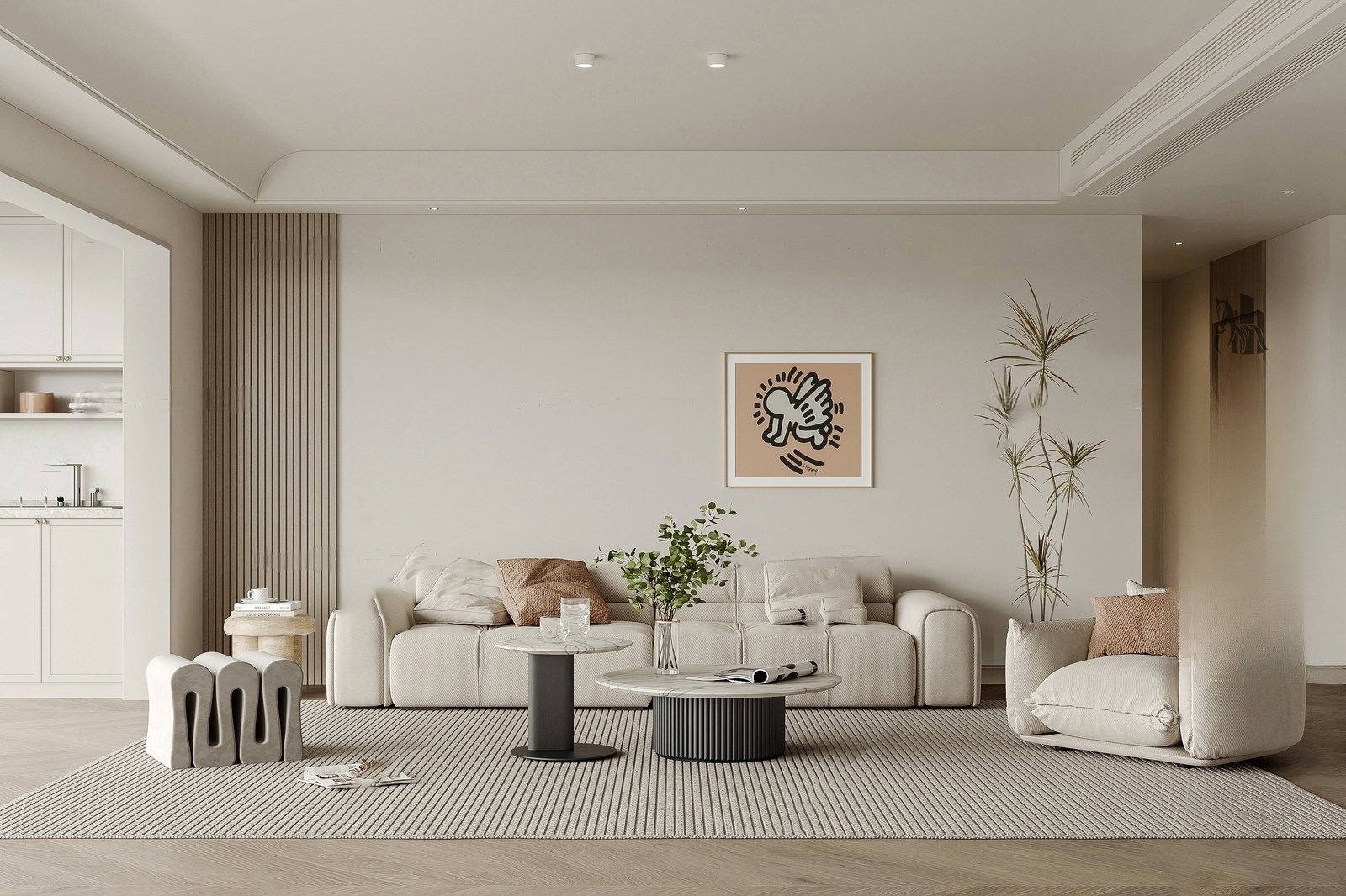 客厅su模型4815565456-极光素材网