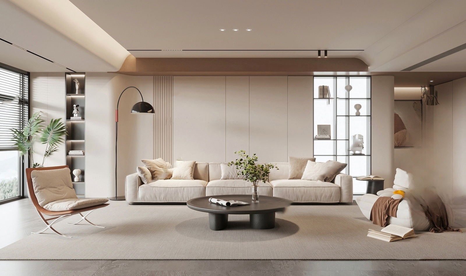 客厅su模型516546-极光素材网