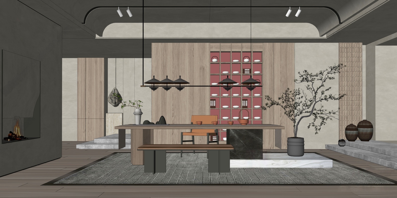 19-新中式家居茶室 (2)