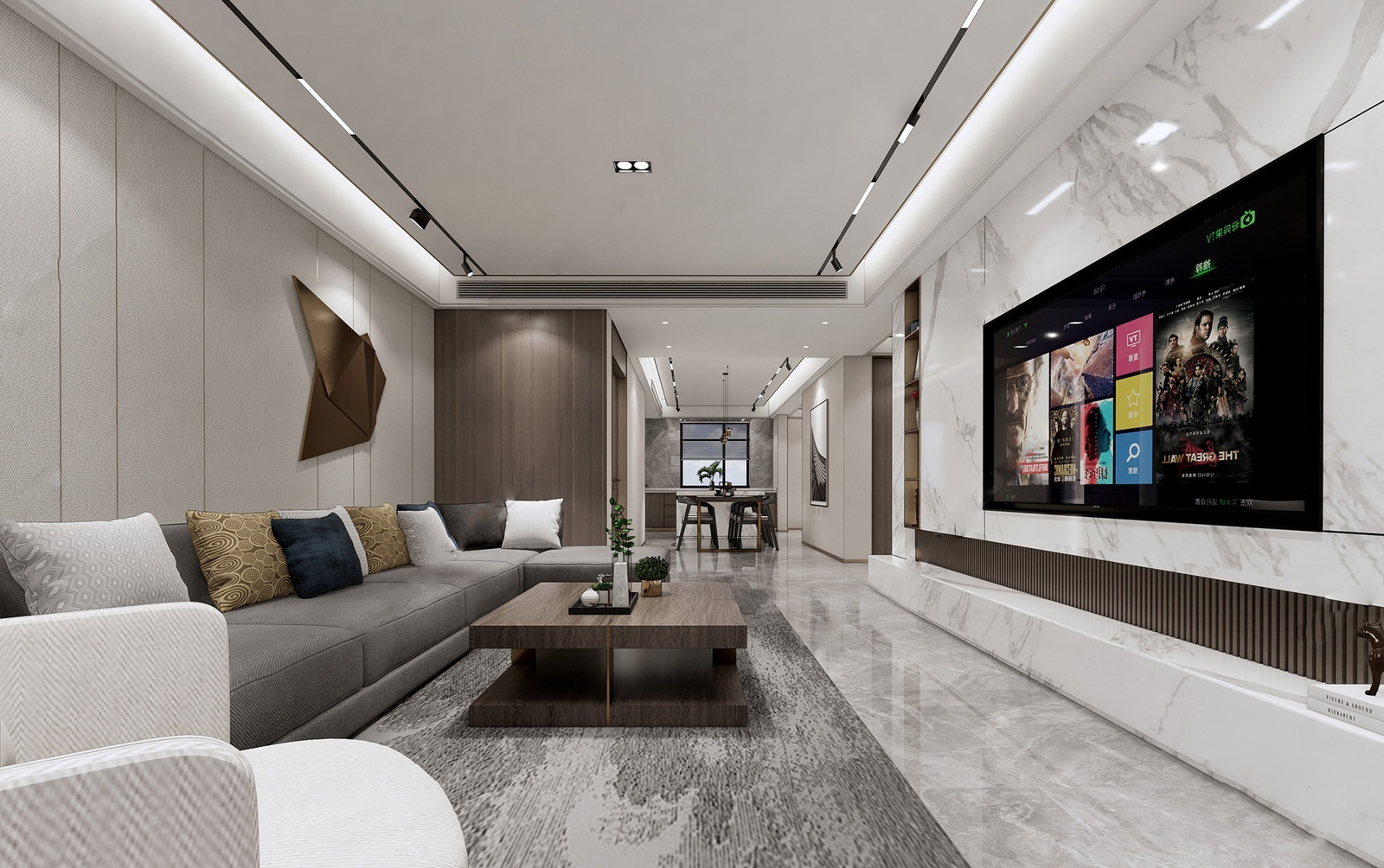 su模型客餐厅424-极光素材网