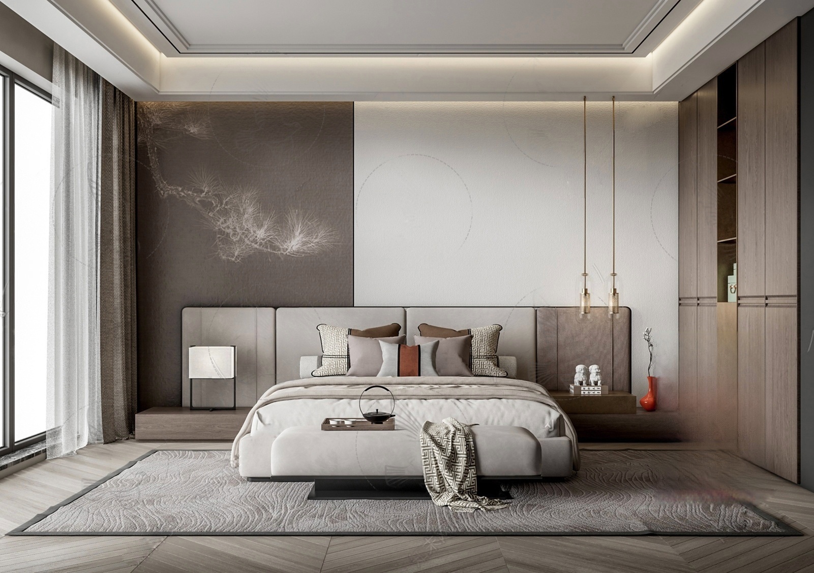 su模型卧室546-极光素材网