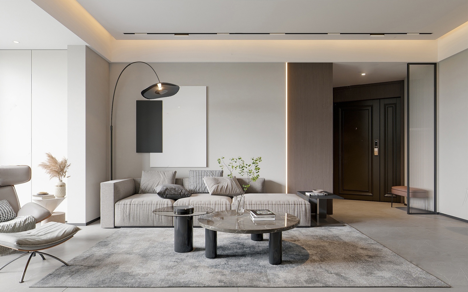 su模型客厅5564-极光素材网