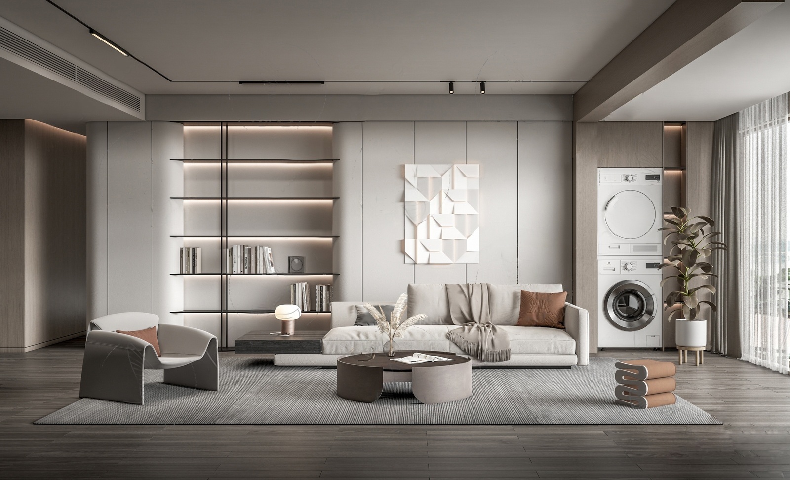 su客厅沙发背景墙46-极光素材网