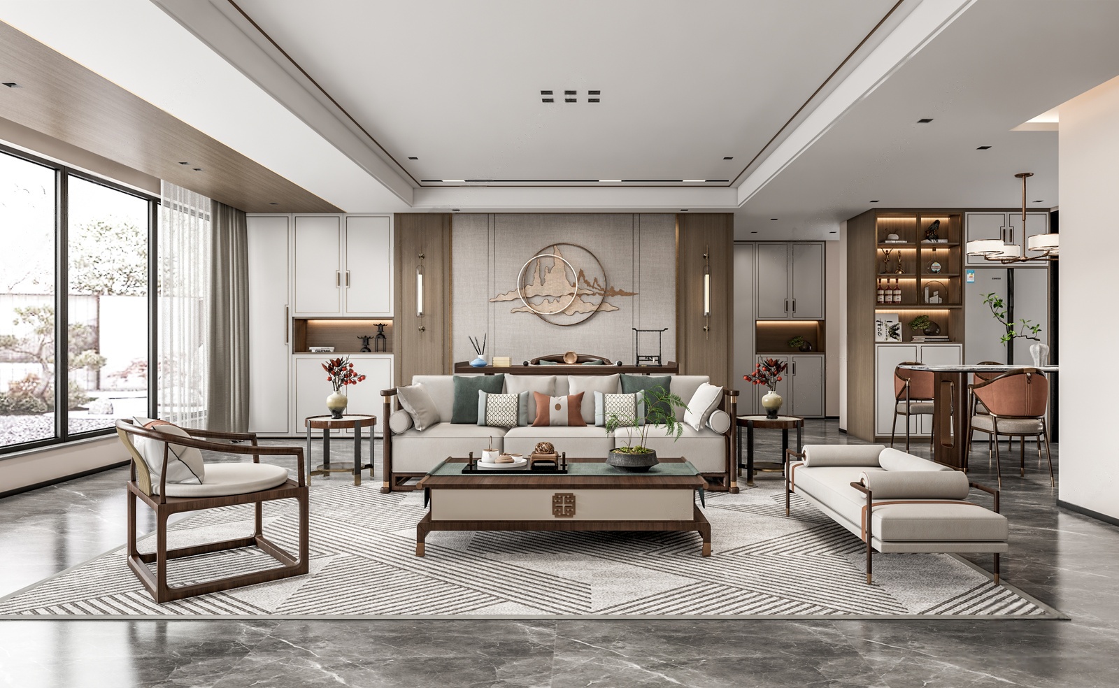 su模型中式45-极光素材网