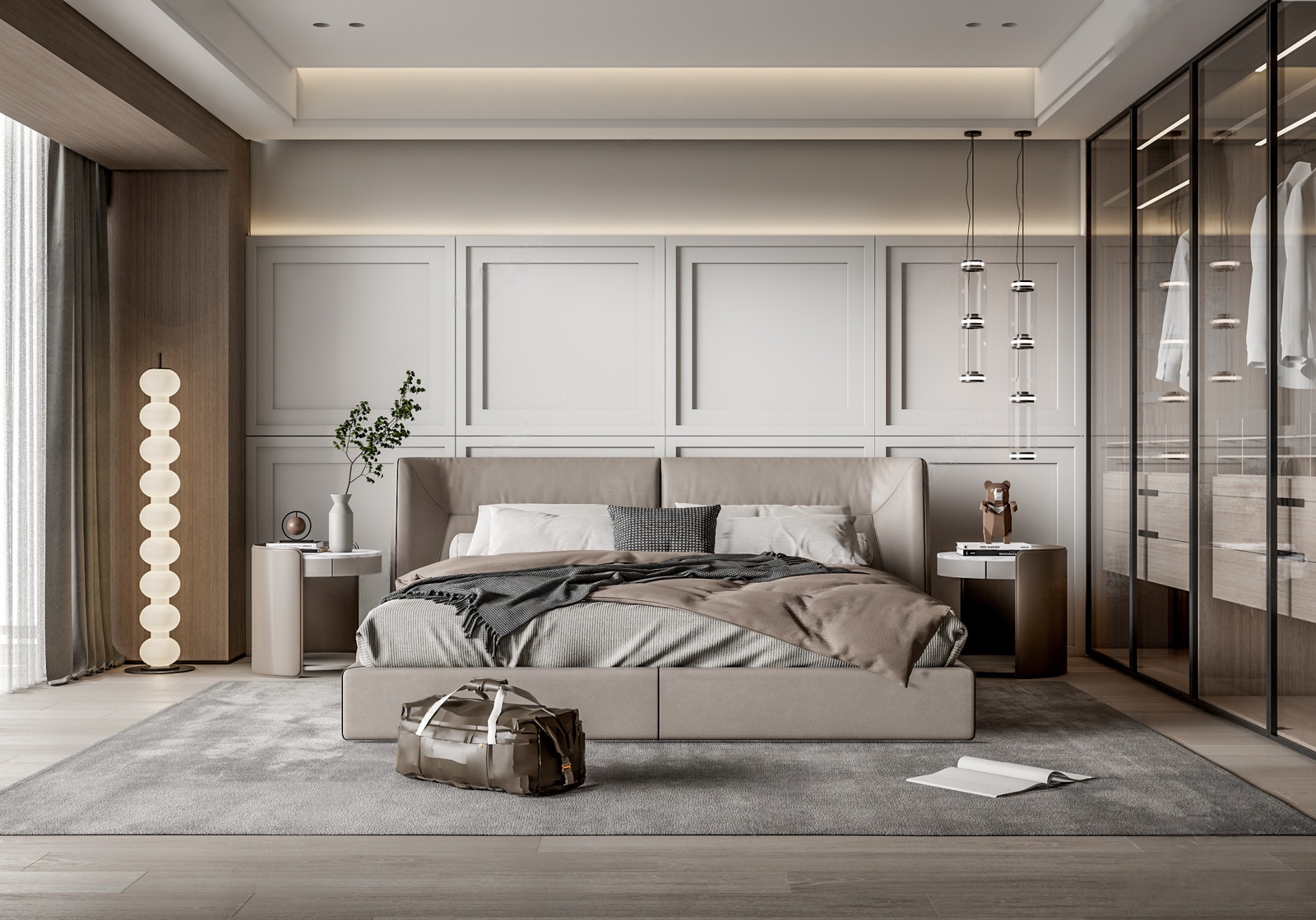 su模型卧室466-极光素材网