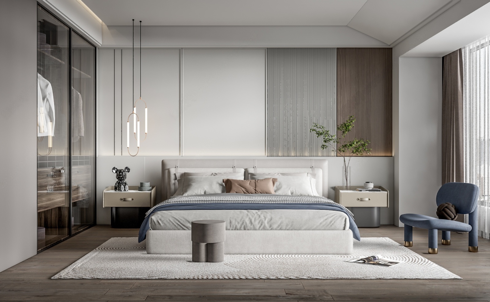 su模型卧室453-极光素材网